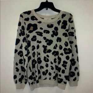cheetah crewneck from loft